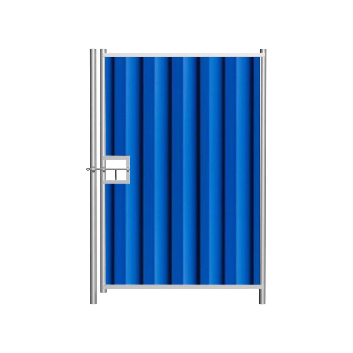 Furtka-pelna-tymczasowa-niebieska-12-m-Panel-System-Group